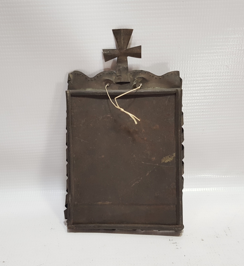 OSMANLI DÖNEMİ RUM İŞİ TENEKE İKONA