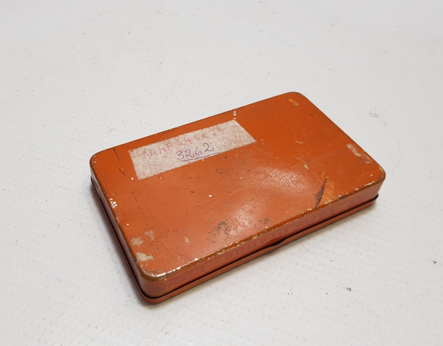 OSMANLI DÖNEMİ SMYRNE YAZILI TENEKE SİGARA KUTUSU