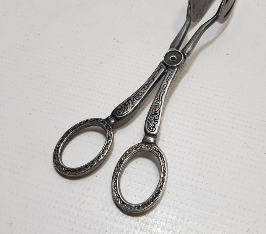 GÜMÜŞ KAPLAMA ANTİKA KEK MAŞASI