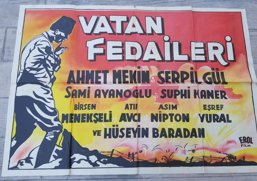 ATATÜRK RESİMLİ VATAN FEDAİLERİ FİLMİ AFİŞİ