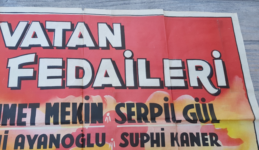 ATATÜRK RESİMLİ VATAN FEDAİLERİ FİLMİ AFİŞİ