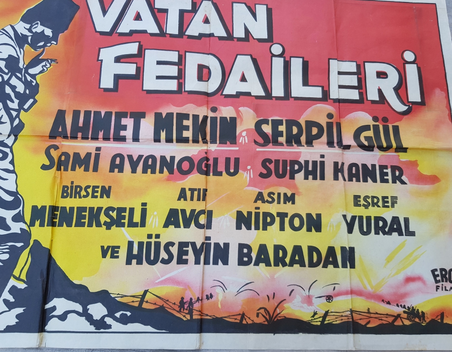 ATATÜRK RESİMLİ VATAN FEDAİLERİ FİLMİ AFİŞİ