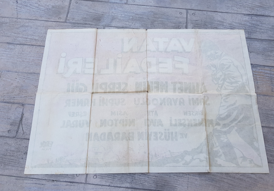 ATATÜRK RESİMLİ VATAN FEDAİLERİ FİLMİ AFİŞİ