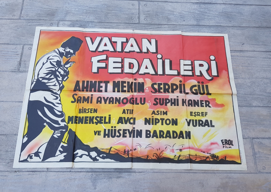 ATATÜRK RESİMLİ VATAN FEDAİLERİ FİLMİ AFİŞİ