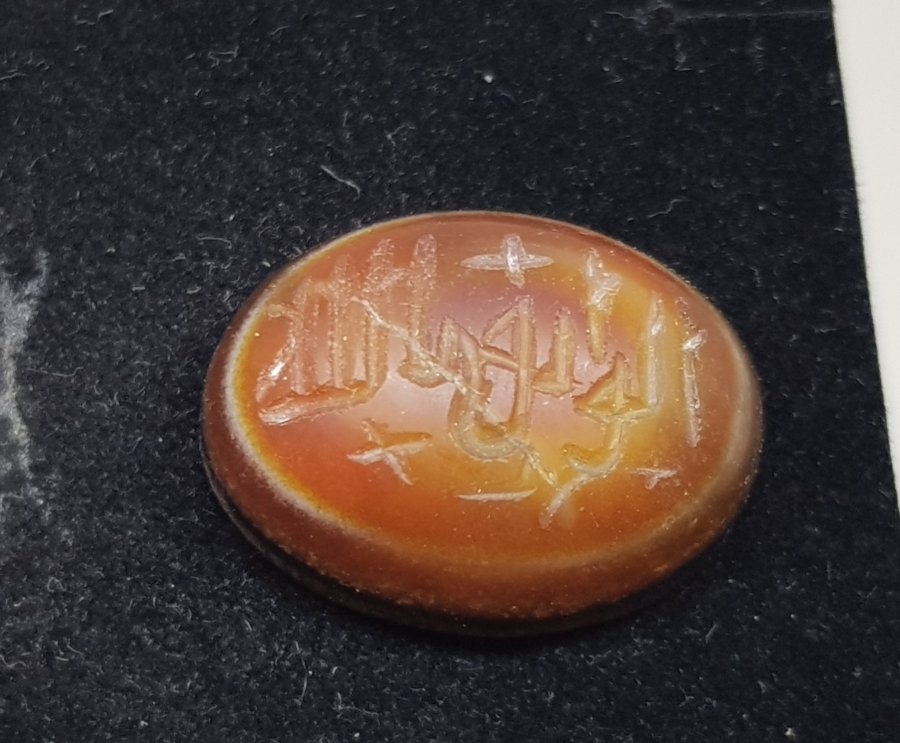 OSMANLI DÖNEMİ EL KAZIMA İŞÇİLİKLİ AKİK YÜZÜK TAŞI