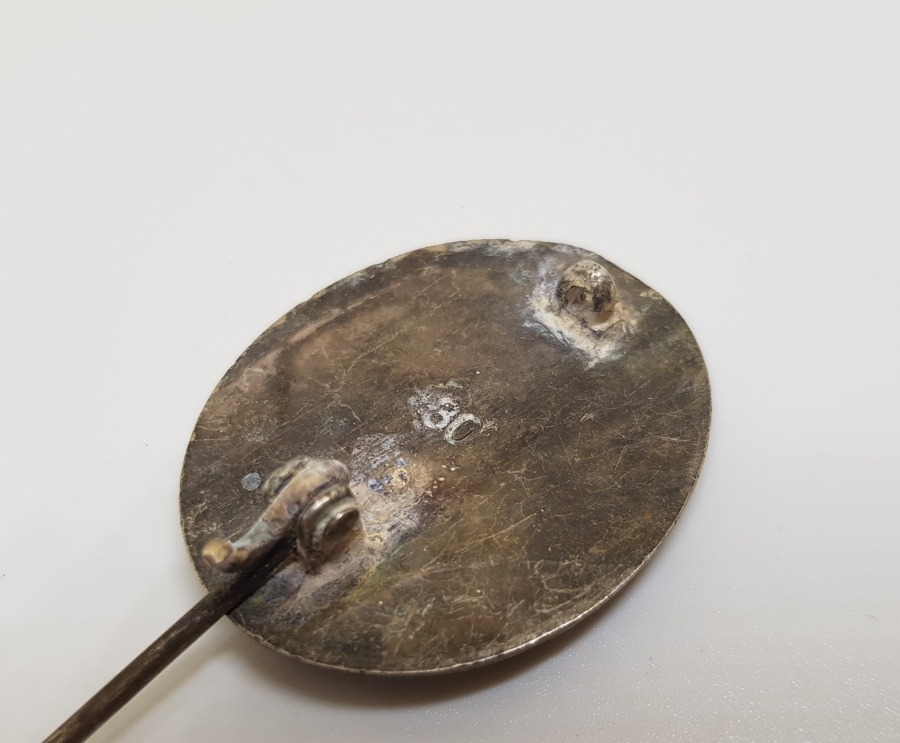 2. DÜNYA SAVAŞI KILIÇ MİĞFER GÖRSELLİ NAZİ ÖZEL BİRLİK BRÖVESİ