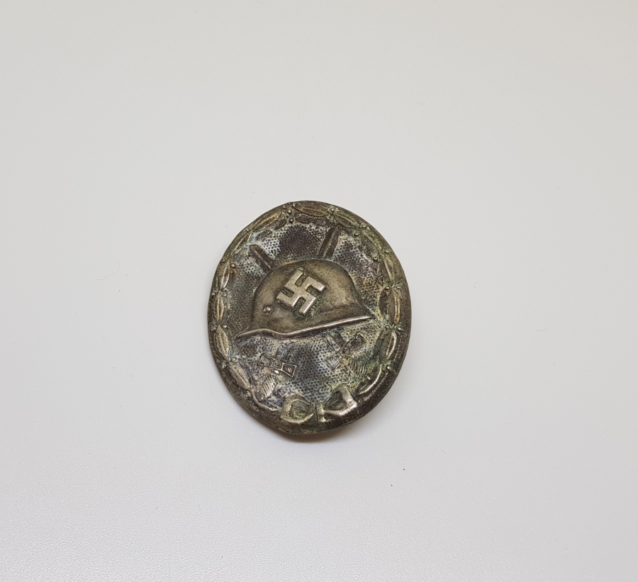 2. DÜNYA SAVAŞI KILIÇ MİĞFER GÖRSELLİ NAZİ ÖZEL BİRLİK BRÖVESİ