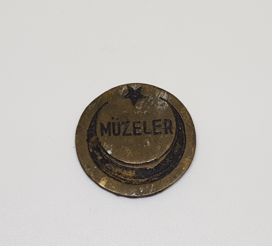 MÜZELER YAZILI AY YILDIZLI ÇOK NADİR ROZET