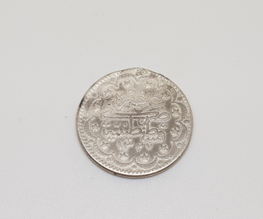 SULTAN MEHMET REŞAT HAN DÖNEMİ GÜMÜŞ 5 KURUŞ MECİDİYE