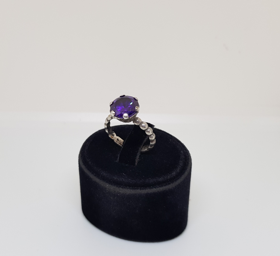 AQUAMARİN TAŞLI GÜMÜŞ YÜZÜK