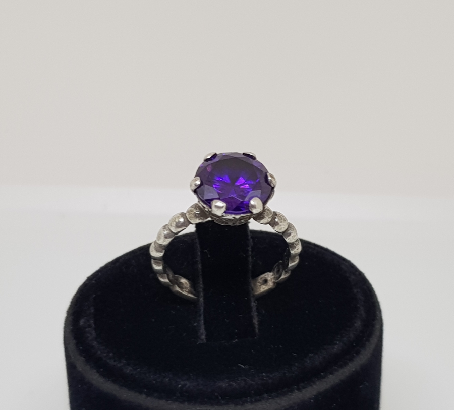 AQUAMARİN TAŞLI GÜMÜŞ YÜZÜK