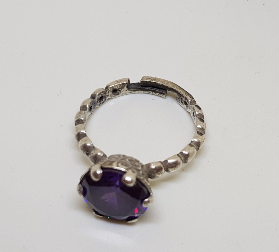 AQUAMARİN TAŞLI GÜMÜŞ YÜZÜK