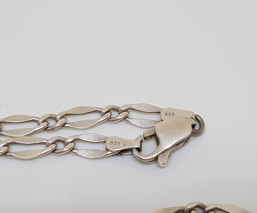 ANTİKA GÜMÜŞ ZİNCİR KOLYE