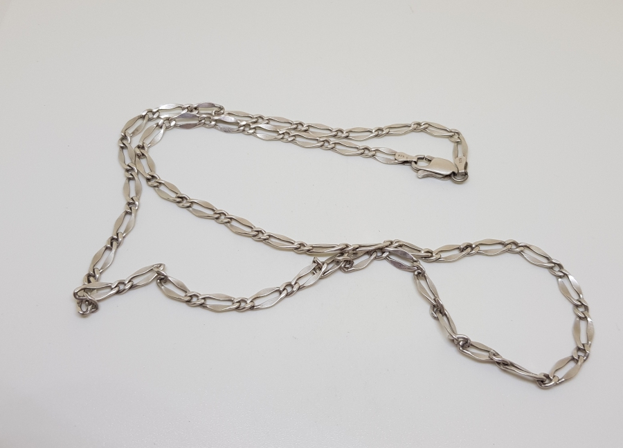 ANTİKA GÜMÜŞ ZİNCİR KOLYE