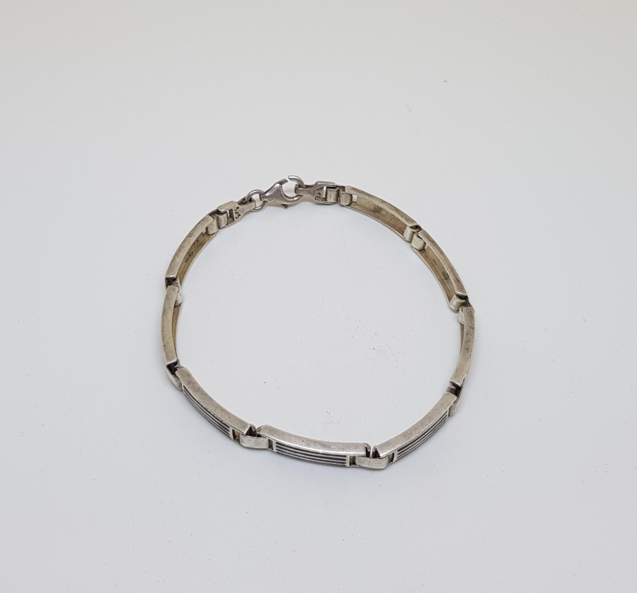 SAVATLI GÜMÜŞ BİLEKLİK