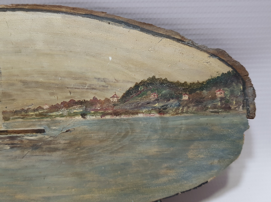 OSMANLI DÖNEMİ YAĞLI BOYA ORTAKÖY CAMİİ VE BOĞAZİÇİ TABLO