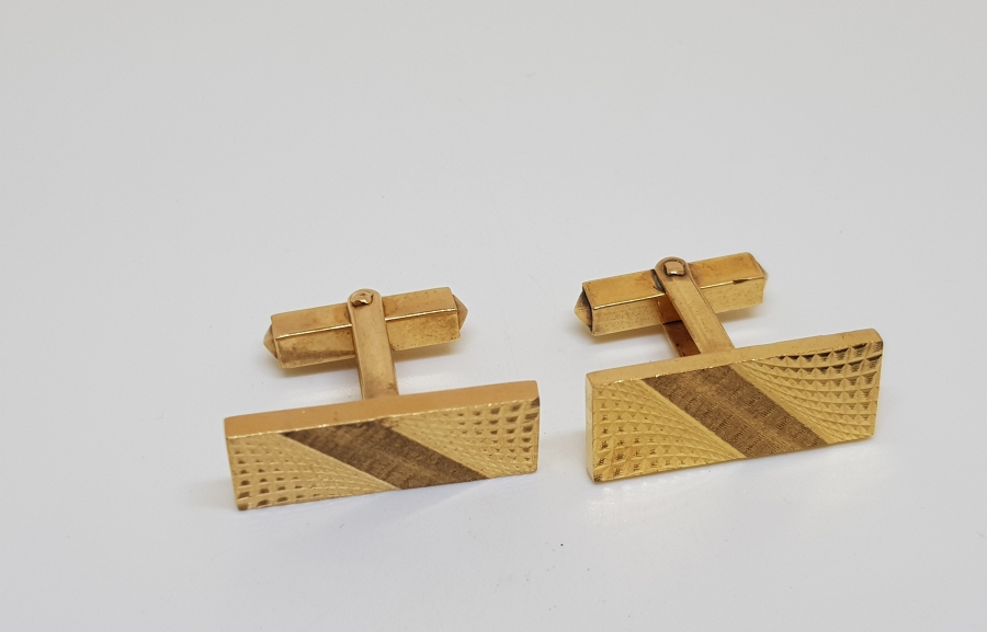 ANTİKA ALTIN KAPLAMA KOL DÜĞMELERİ