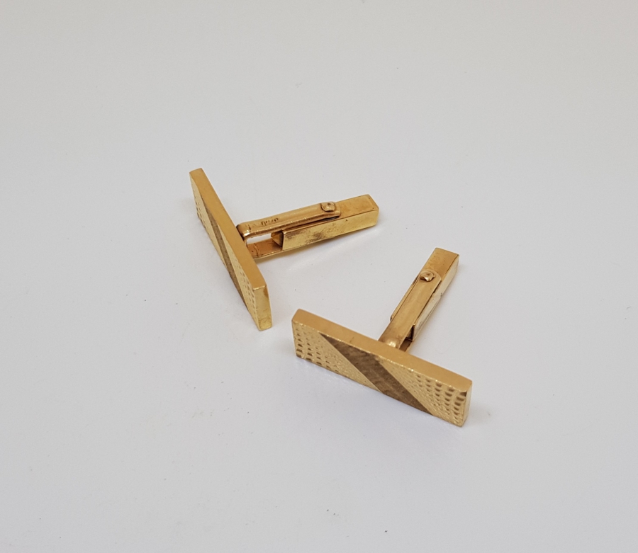 ANTİKA ALTIN KAPLAMA KOL DÜĞMELERİ