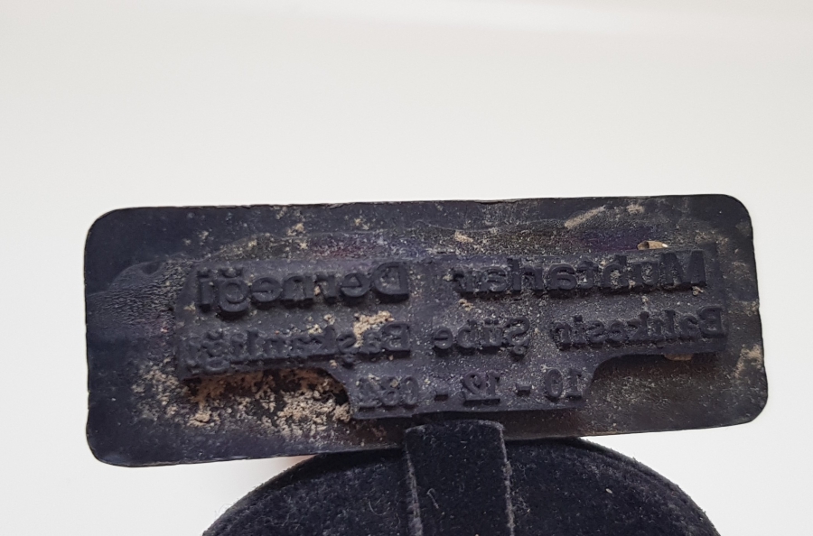 BALIKESİR MUHTARLAR DERNEĞİ MÜHRÜ