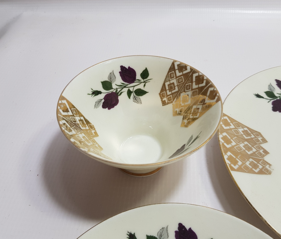 ALTIN VARAKLI BAVARIA TRİO ÇAY TAKIMI