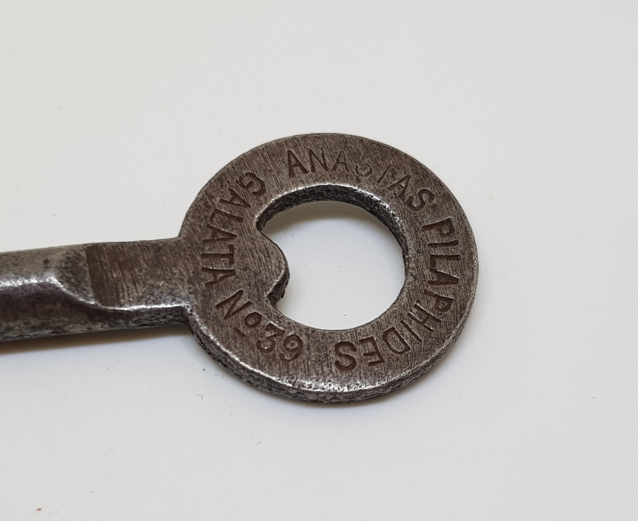 OSMANLI DÖNEMİ RUM İŞİ YAZILI ANAHTAR