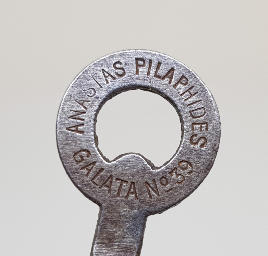 OSMANLI DÖNEMİ RUM İŞİ YAZILI ANAHTAR