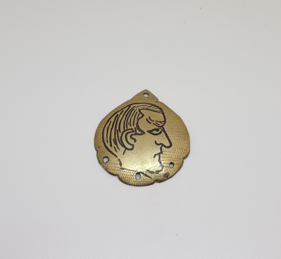 ATATÜRK RESİMLİ ANTİKA KOLYE UCU