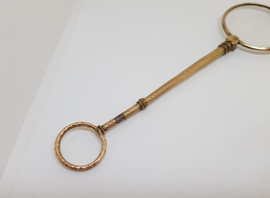 OSMANLI DÖNEMİ ALTIN KAPLAMA OKUMA GÖZLÜĞÜ - OPERA GÖZLÜĞÜ