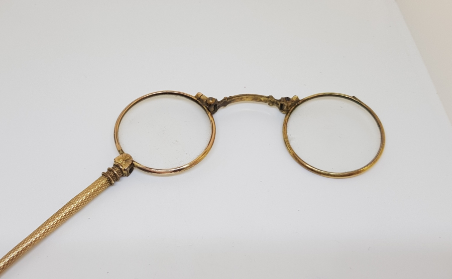 OSMANLI DÖNEMİ ALTIN KAPLAMA OKUMA GÖZLÜĞÜ - OPERA GÖZLÜĞÜ