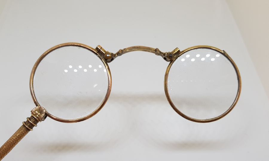 OSMANLI DÖNEMİ ALTIN KAPLAMA OKUMA GÖZLÜĞÜ - OPERA GÖZLÜĞÜ