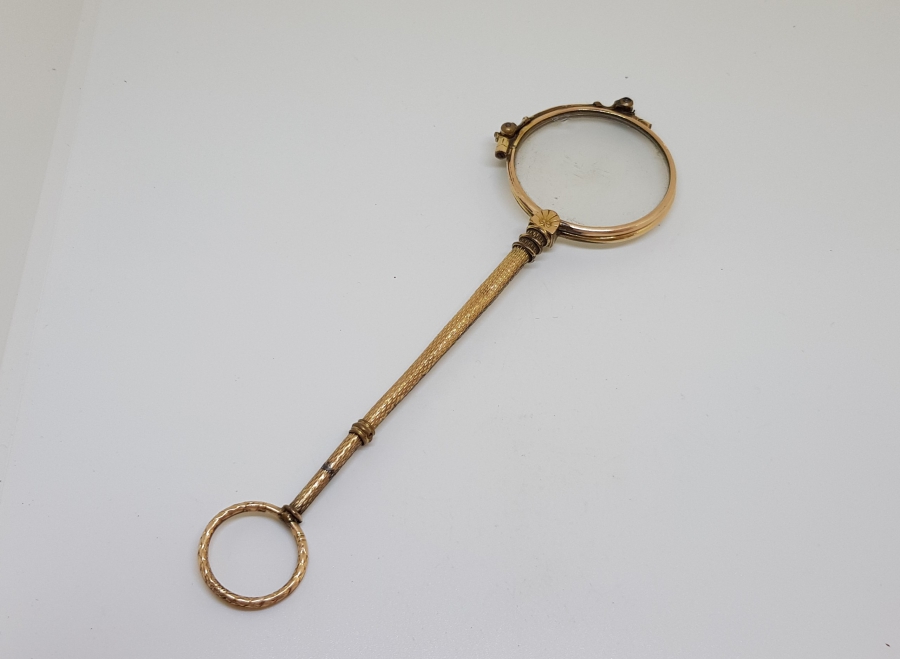 OSMANLI DÖNEMİ ALTIN KAPLAMA OKUMA GÖZLÜĞÜ - OPERA GÖZLÜĞÜ