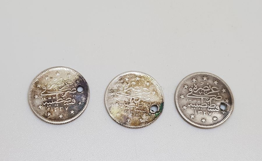 SULTAN MEHMED REŞAD DÖNEMİ GÜMÜŞ 2 KURUŞ LOTU