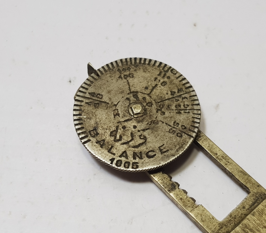 DİKRAN SOLAKYAN USTA YAPIMI NADİR KUYUMCU TERAZİSİ