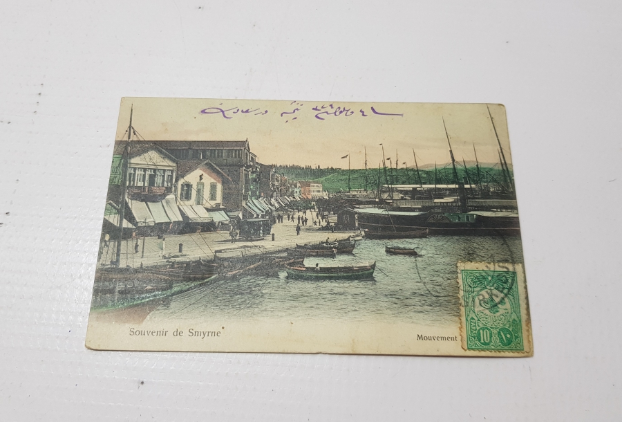 OSMANLI DÖNEMİ ÇOK NADİR İZMİR KARTPOSTALI