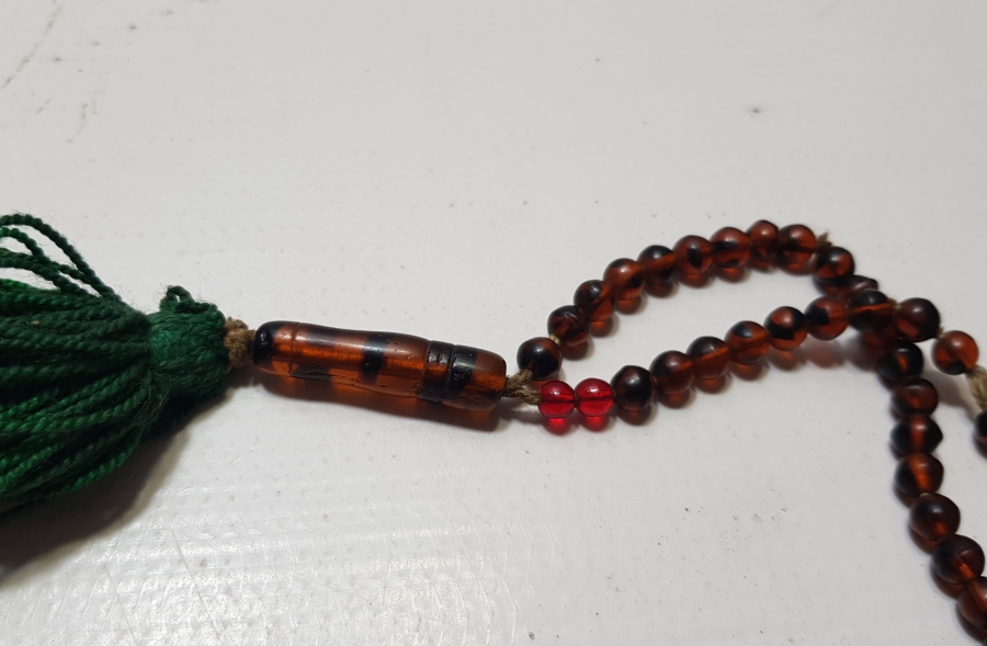 OSMANLI DÖNEMİ BEYKOZ CAM TESPİH