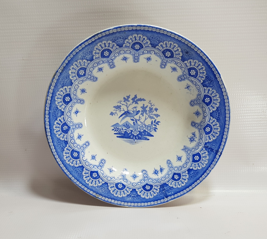 OSMANLI DÖNEMİ STAMBUL DAMGALI PORSELEN TABAK