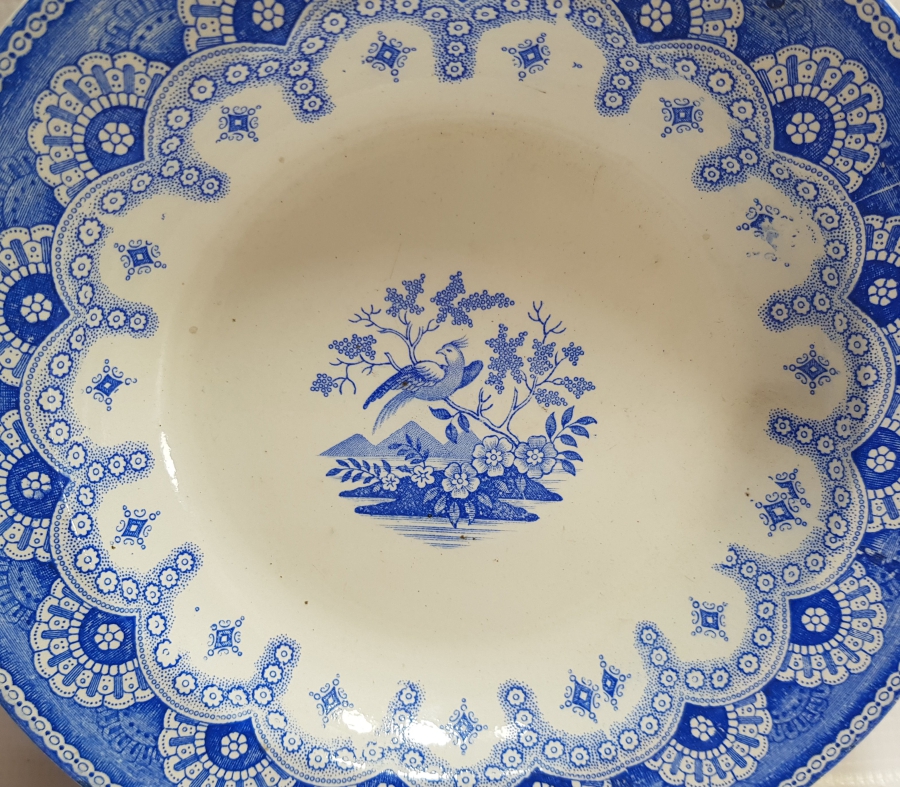 OSMANLI DÖNEMİ STAMBUL DAMGALI PORSELEN TABAK