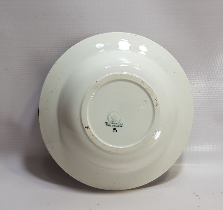 OSMANLI DÖNEMİ ÇİÇEK DESENLİ PORSELEN TABAK