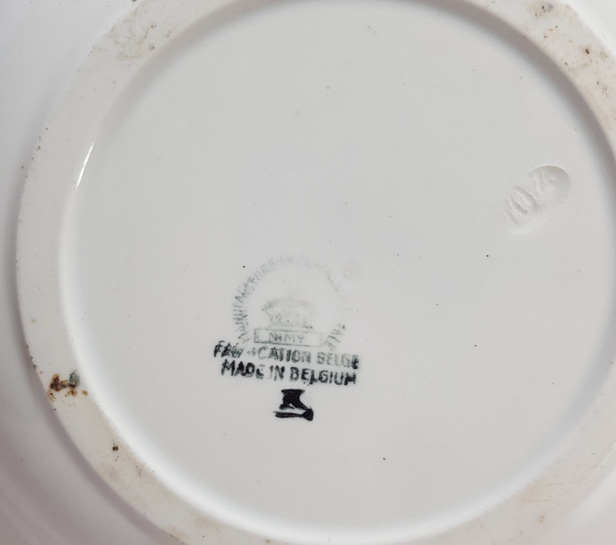 OSMANLI DÖNEMİ ÇİÇEK DESENLİ PORSELEN TABAK