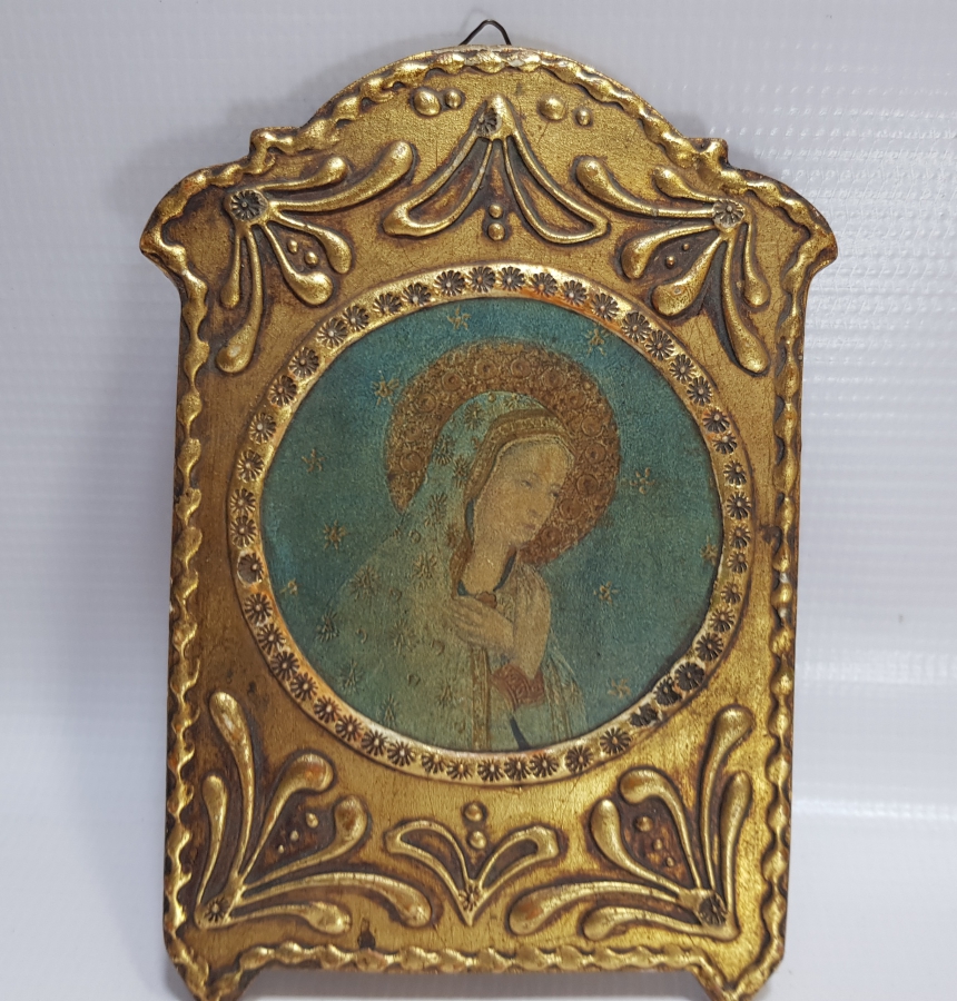 OSMANLI DÖNEMİ RUM İŞİ AHŞAP İKONA