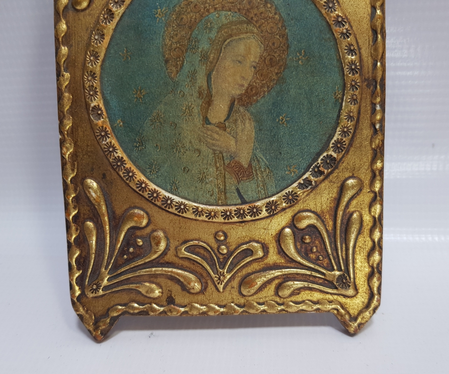 OSMANLI DÖNEMİ RUM İŞİ AHŞAP İKONA