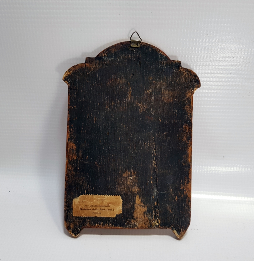 OSMANLI DÖNEMİ RUM İŞİ AHŞAP İKONA