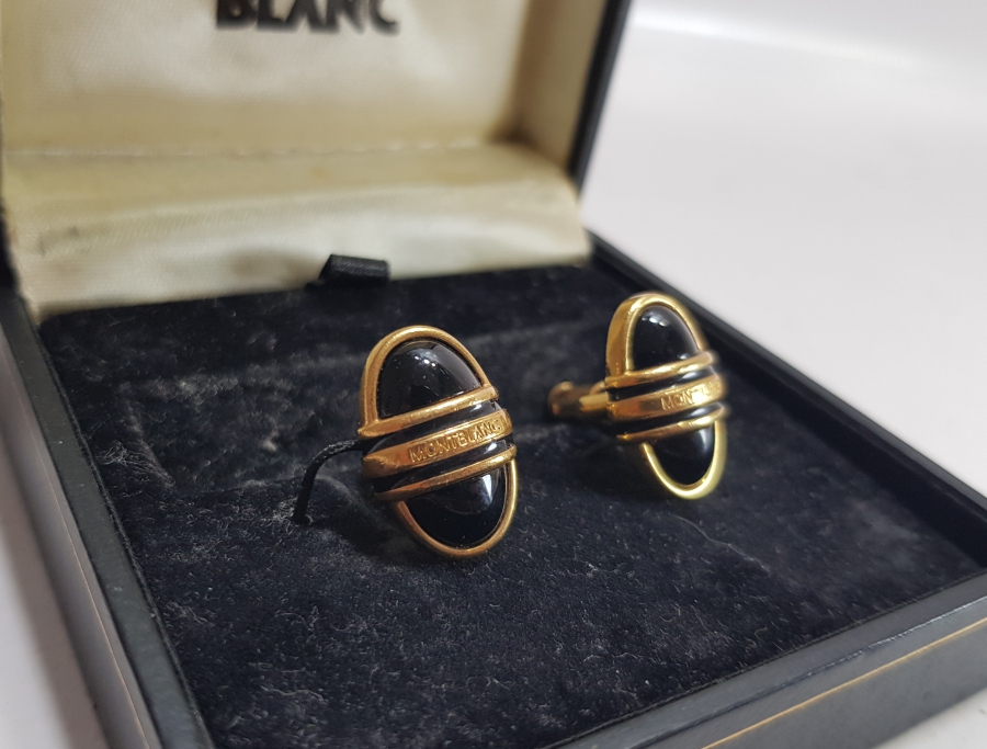 ORİJİNAL KUTUSUNDA MONT BLANC KOL DÜĞMELERİ