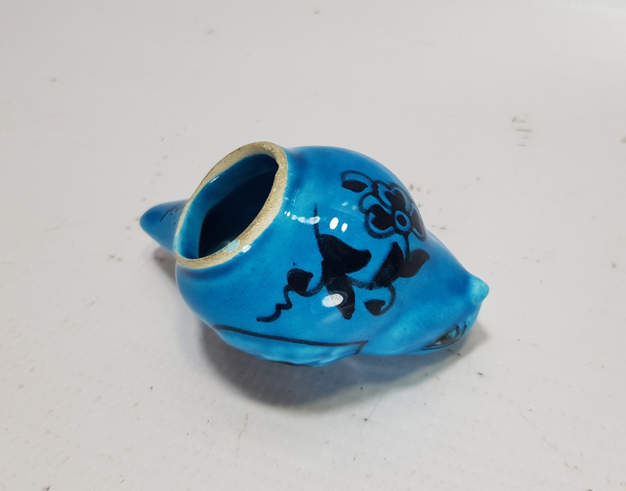 ALOPAŞALI İMZALI KÜTAHYA SERAMİK KUŞ FİGÜRÜ