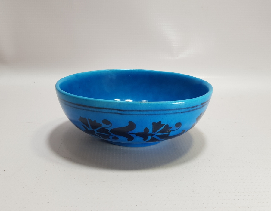 ALOPAŞALI İMZALI KÜTAHYA SERAMİK KASE