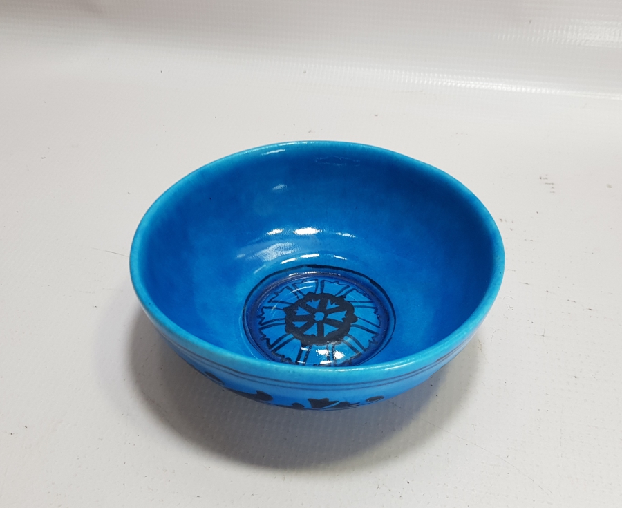 ALOPAŞALI İMZALI KÜTAHYA SERAMİK KASE