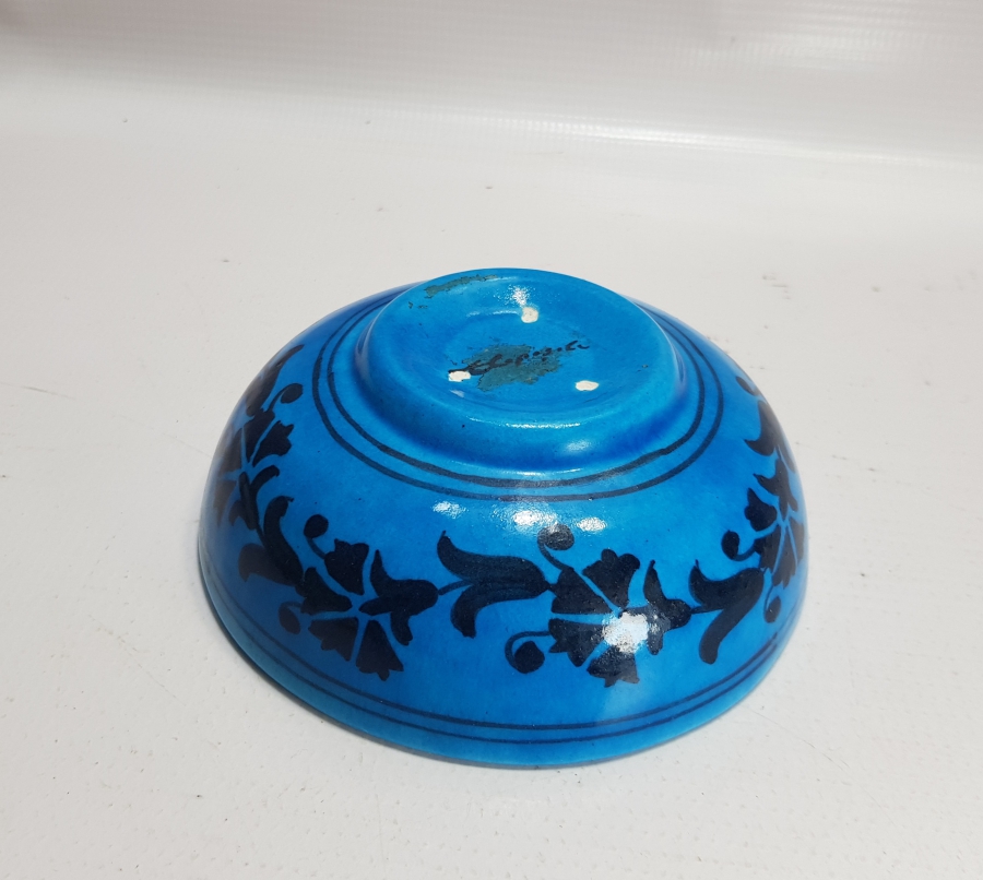 ALOPAŞALI İMZALI KÜTAHYA SERAMİK KASE