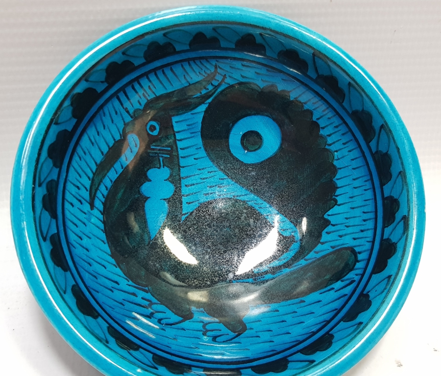 SITKI  İMZALI KÜTAHYA SERAMİK KASE