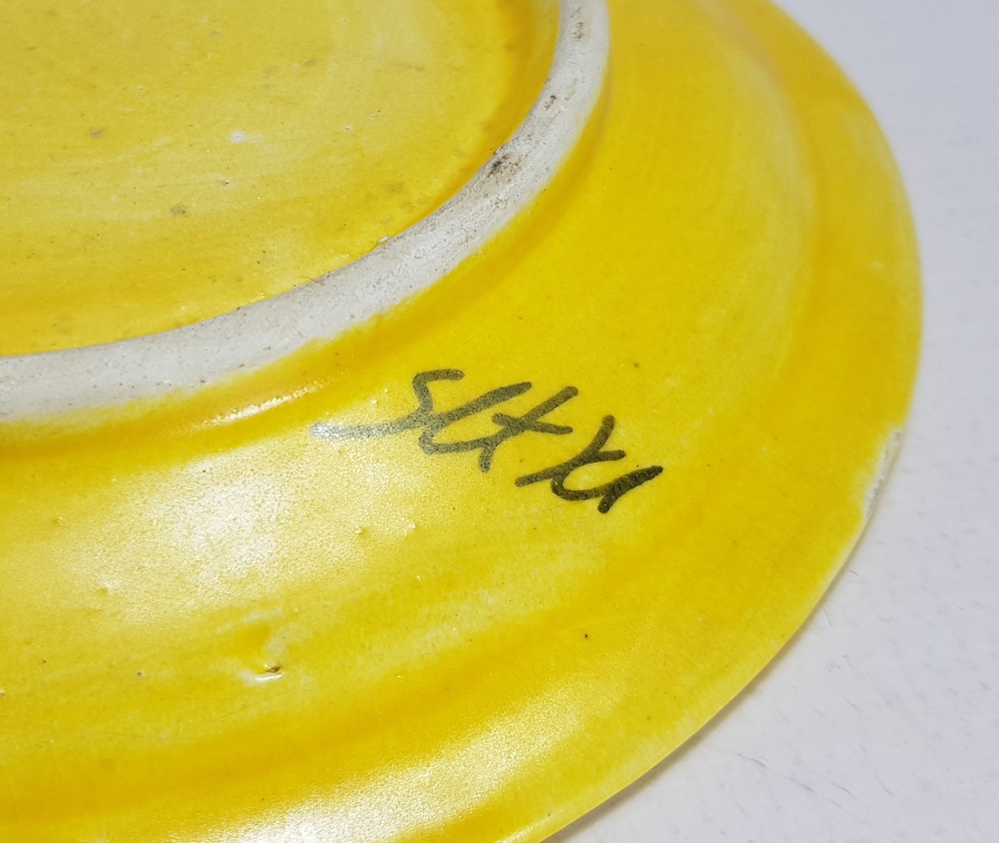 SITKI  İMZALI KÜTAHYA SERAMİK TABAK