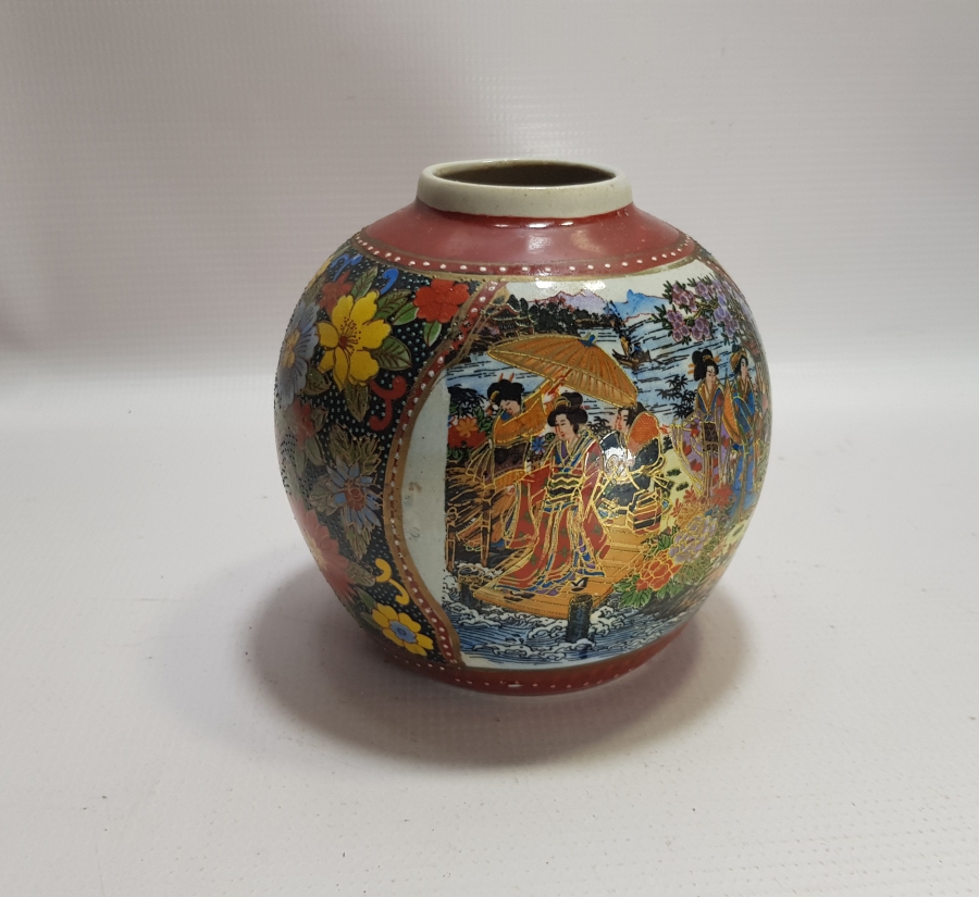 ANTİKA ESKİ ÇİN PORSELEN VAZO